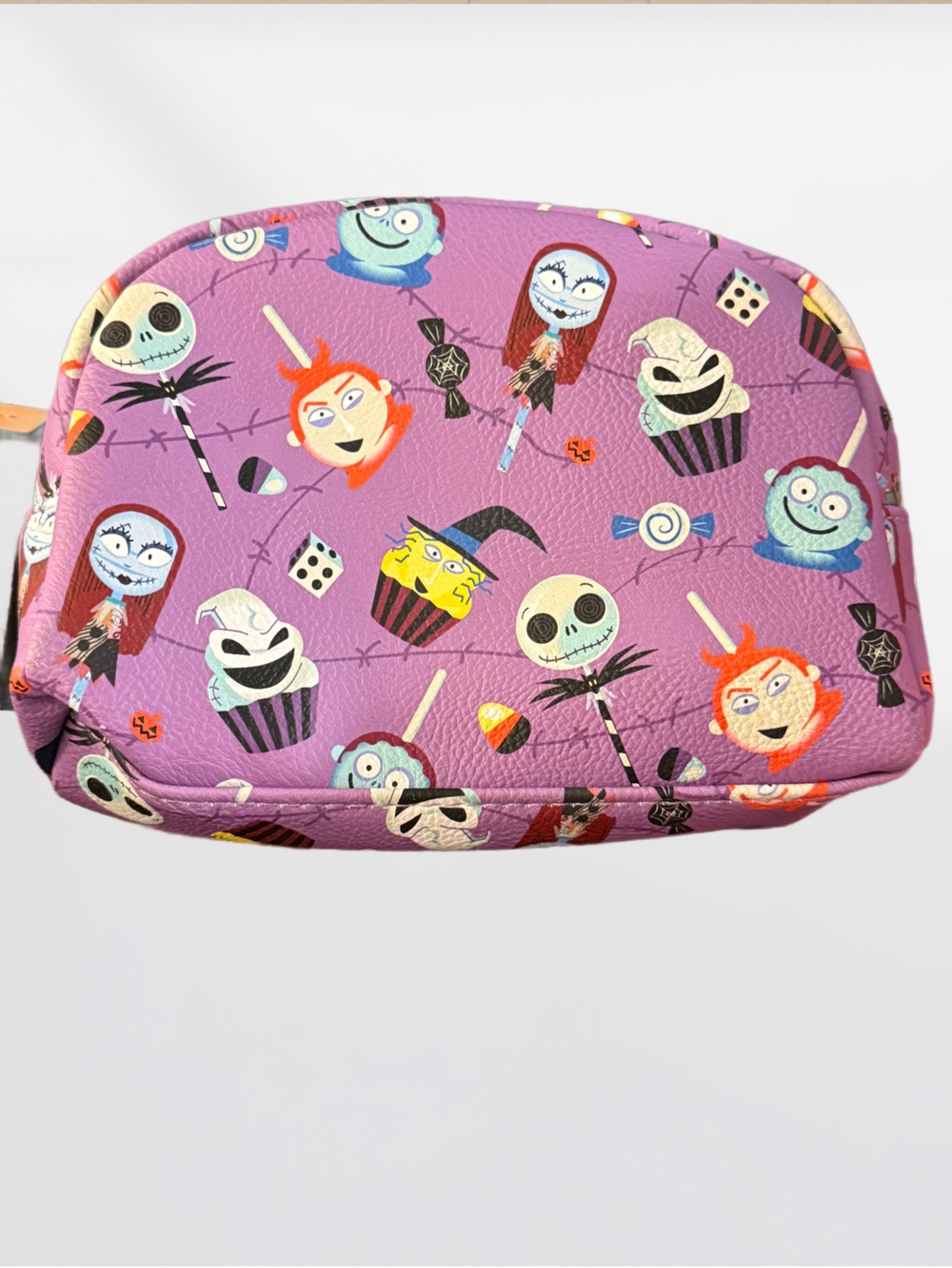 Loungefly The Nightmare Before Christmas Cosmetic Bag in Purple